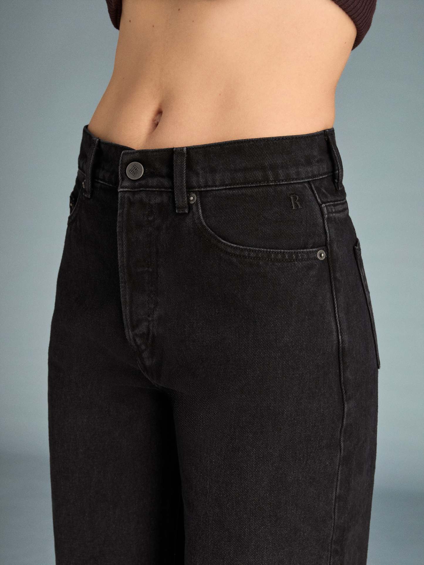 Jeans ABBESSES - DENIM NOIRSTONESIMPLE