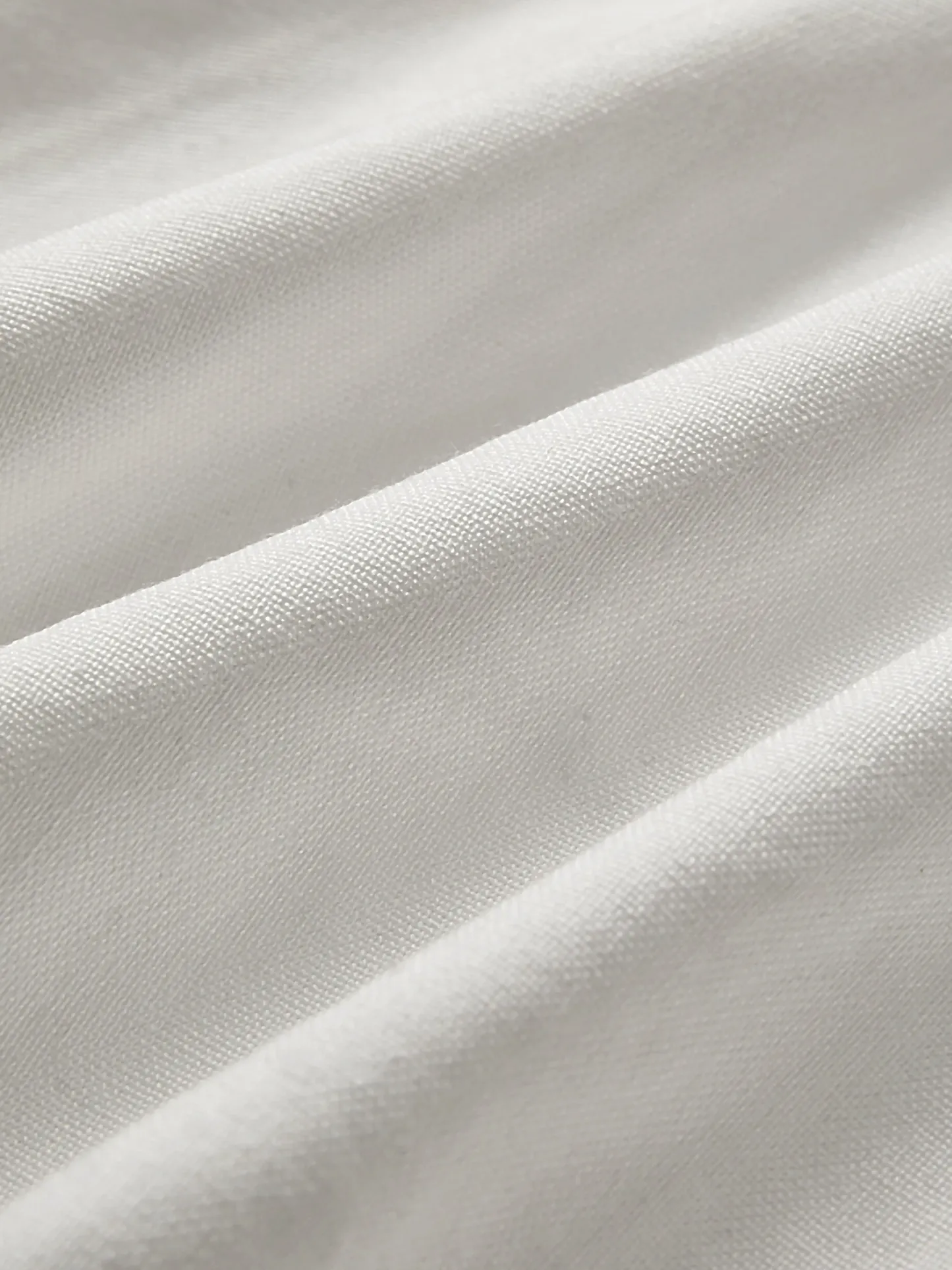 Midi Linen Skirt Set, Long Sleeves, Lapel Collar, Plain, Button Design, Vintage, White - White