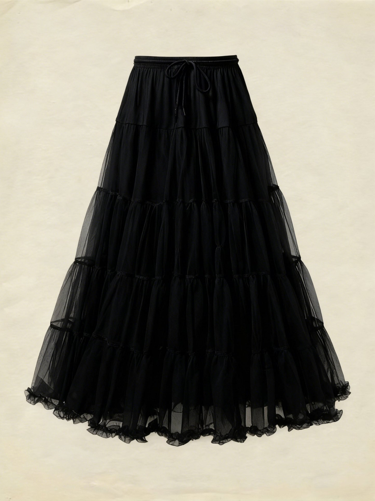 Jane Collection - Multi-Layered Petticoat for Effortless Volume-White - White