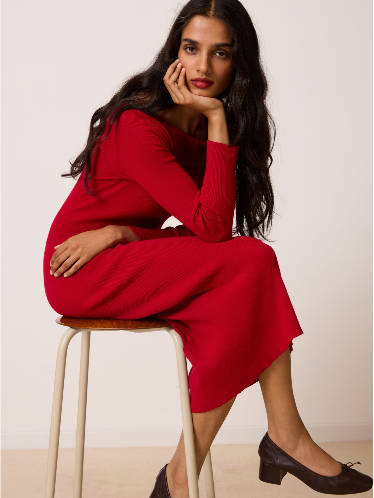 Robe ANDINA - Uni Rouge