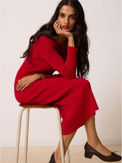 Robe ANDINA - Uni Rouge