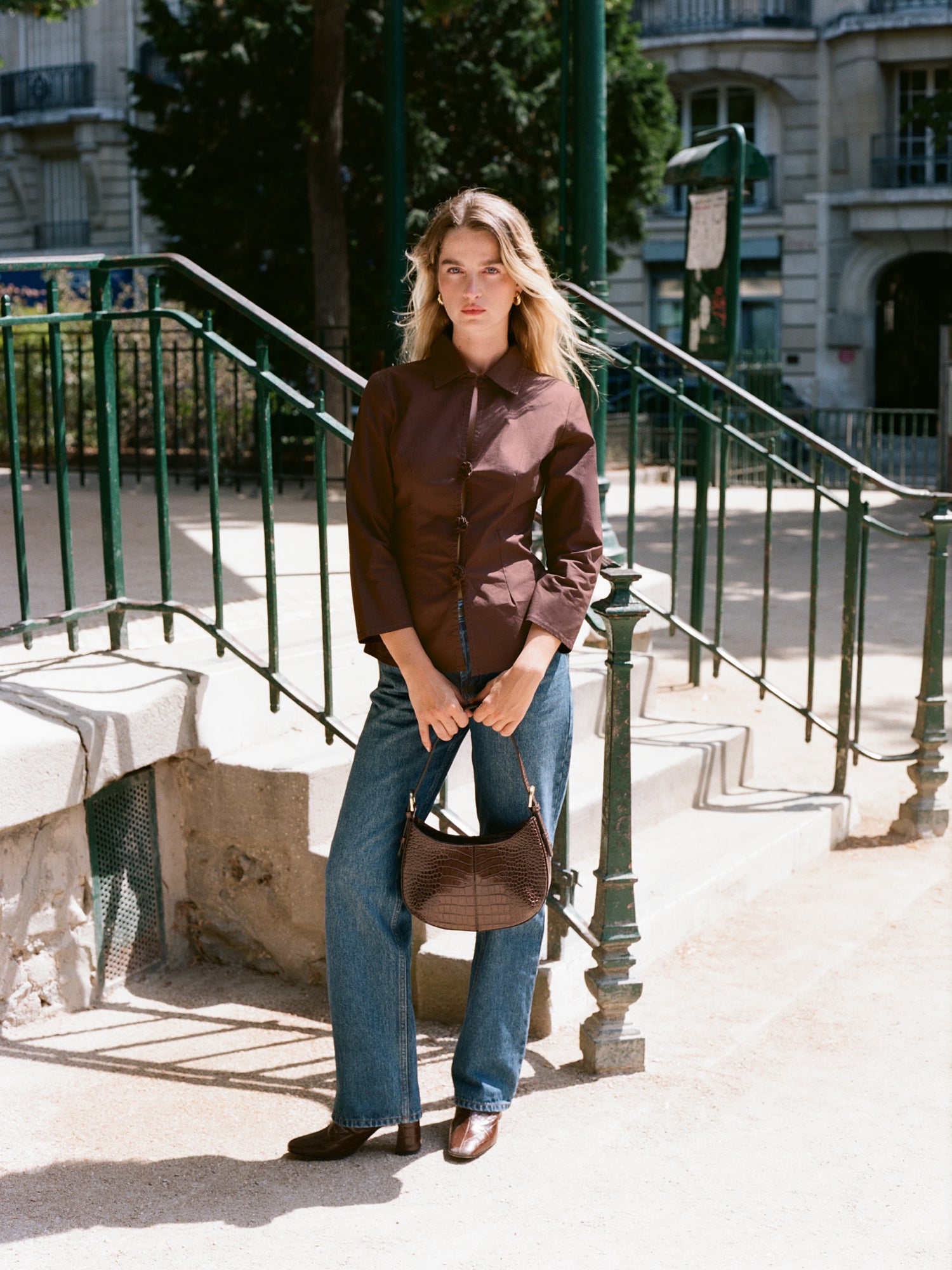 Chemise AVA - Uni Marron