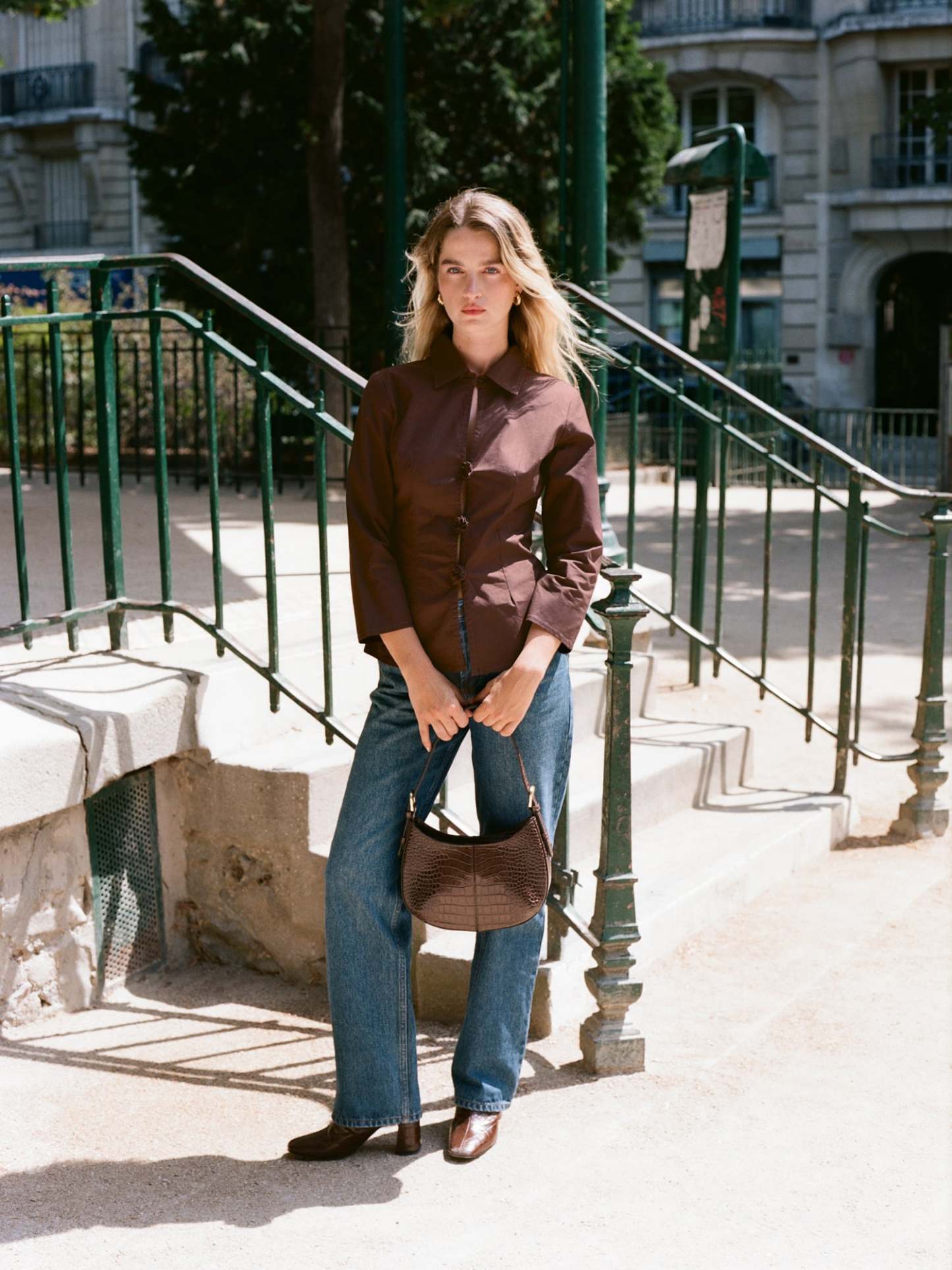 Chemise AVA - Uni Marron