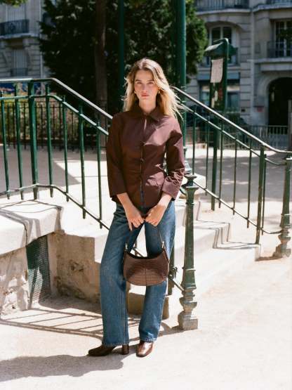 Chemise AVA - Uni Marron
