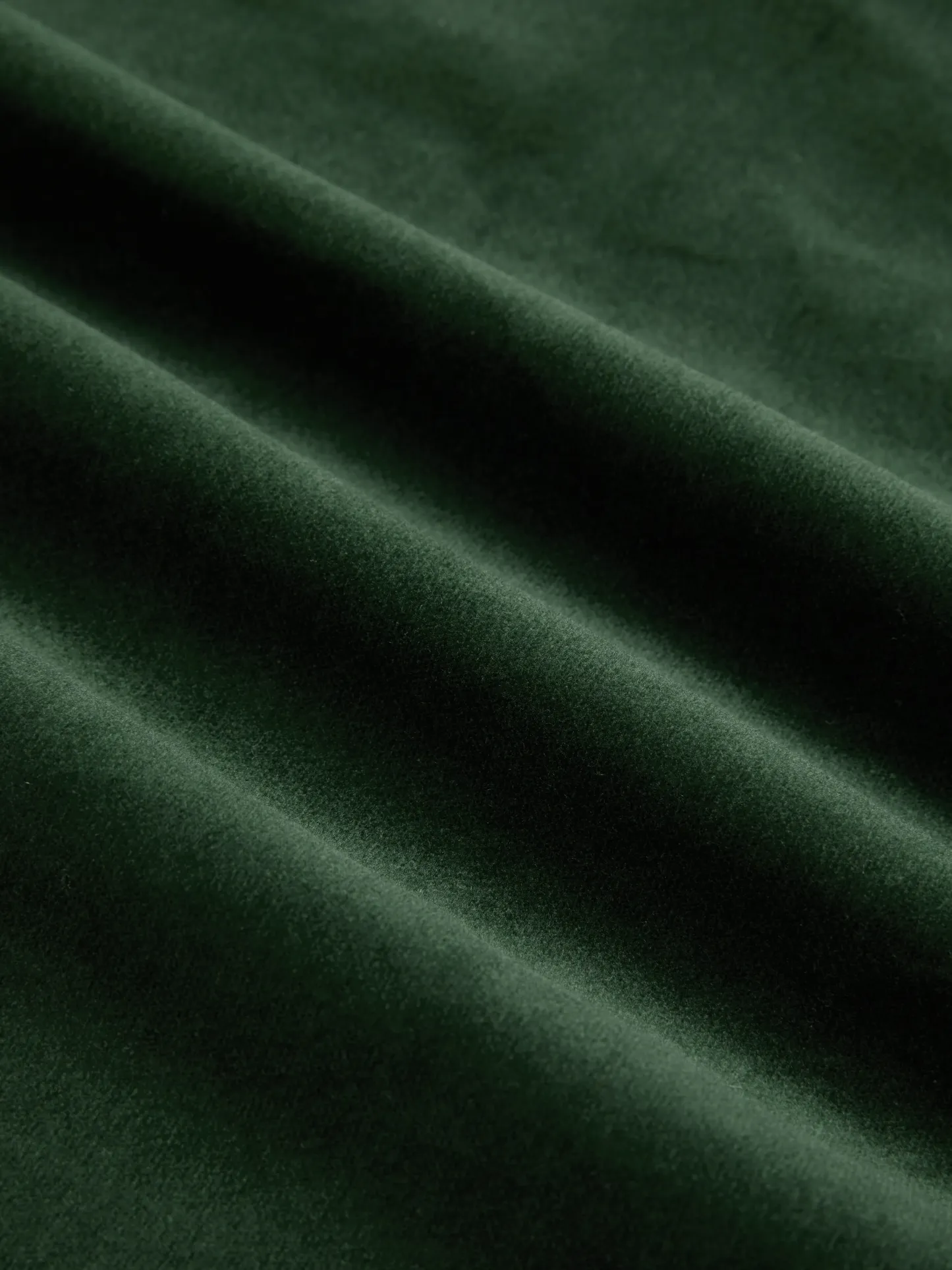 Midi Cotton Dress, Long Sleeves, V Neck, Plain, Lace, Vintage, Green - Green