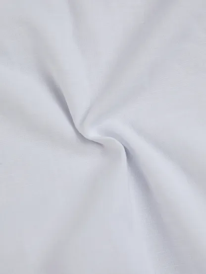 Cotton Pants, Plain, French Vintage, White - White