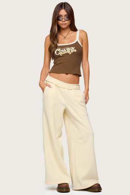 Kori Oversized Sweatpants - YELLOW