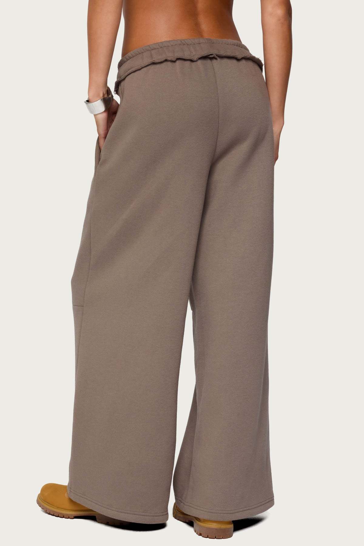 Kori Oversized Sweatpants - BROWN