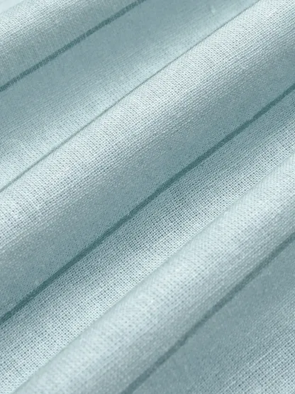 (SIZE:XS-XXL)Maxi Dress, Vintage, Summer, Natural, A-Line, Lace Collar, Short Sleeves, Blue - Aqua blue