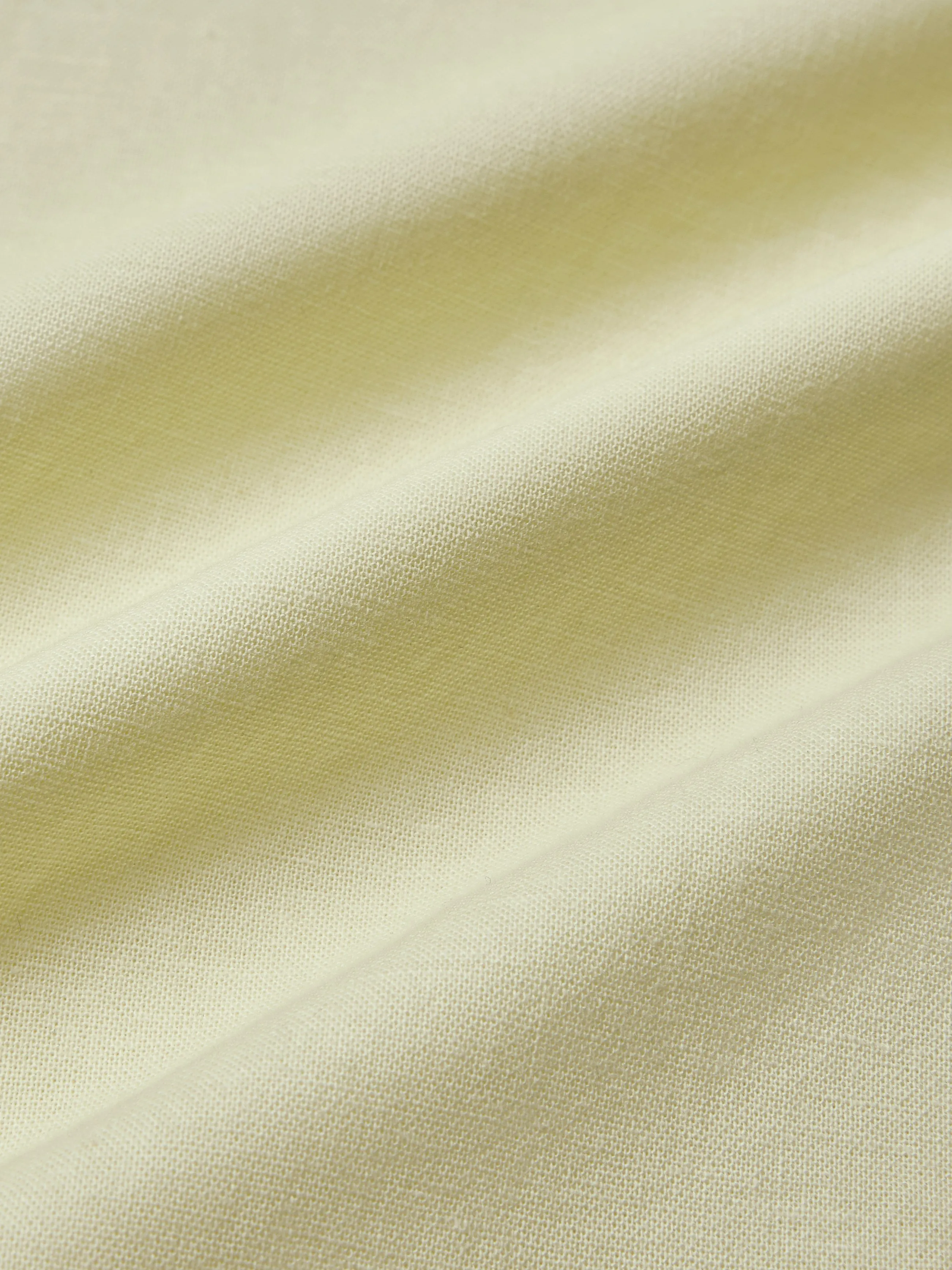 Maxi Linen Dress , Short Sleeves, Square Neck, Plain, Vacation, French Vintage, Light Yellow - Light Yellow