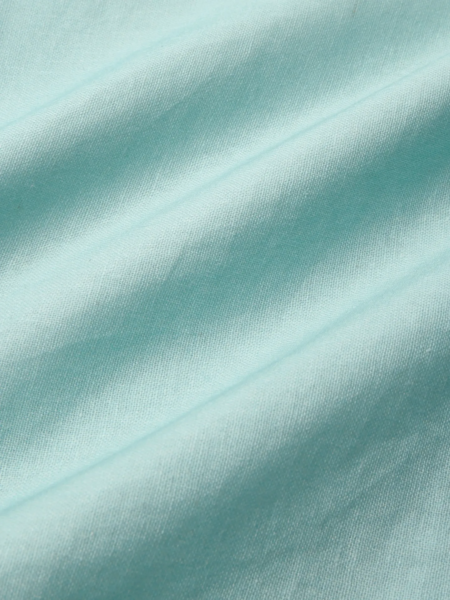 Maxi Linen Dress , Sleeveless, Round Neck, Feather Pattern, Pocket Design, Vintage, Sky Blue - Sky Blue