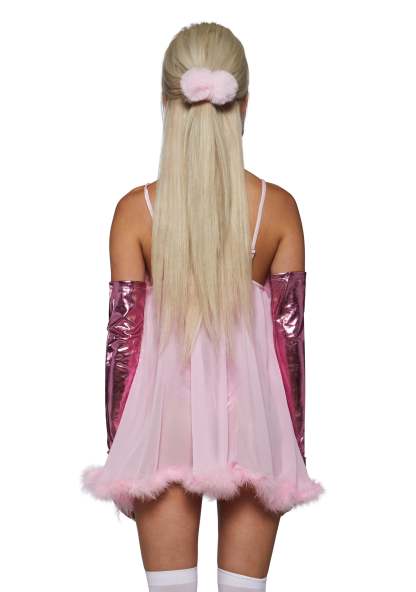 Fembot Babe Costume - Pink - PINK