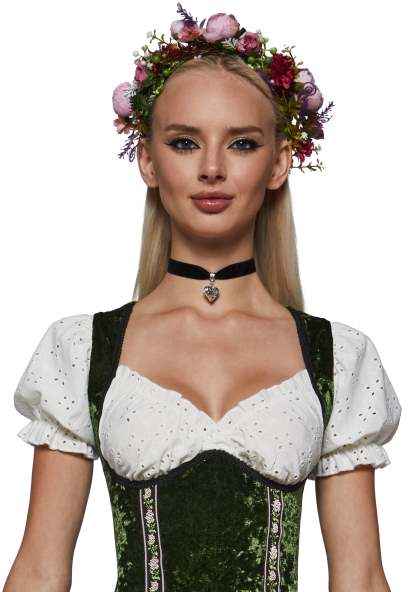 Bavarian Maiden Dress Costume - GREEN