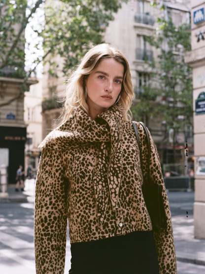 Écharpe TWILLA - JACQUARD LEOPARD