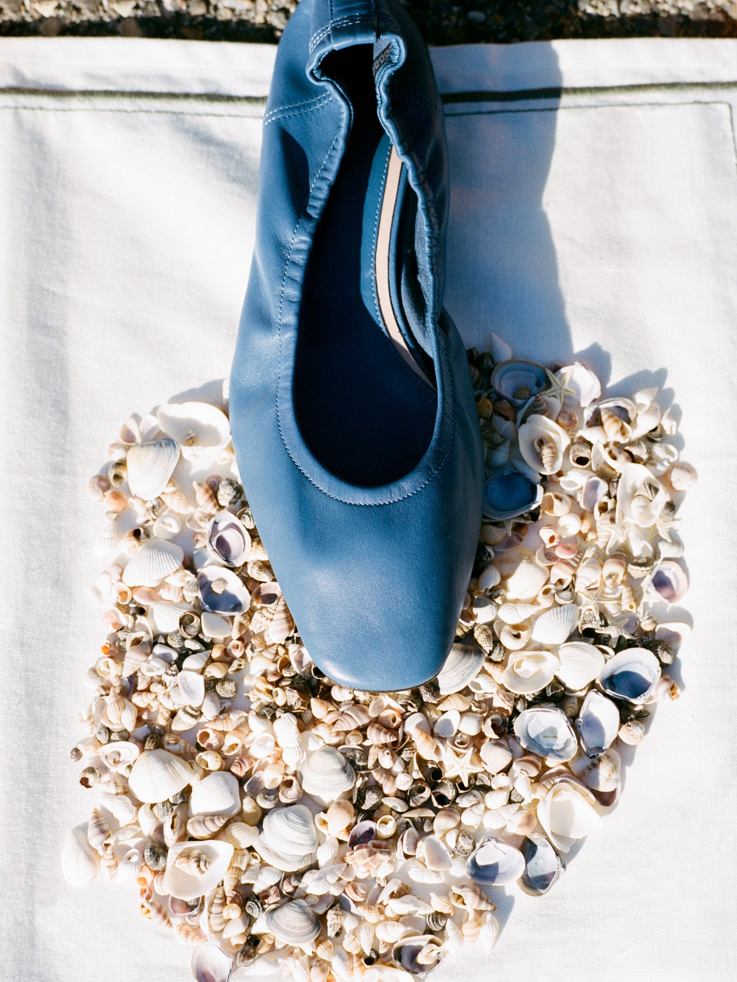 Ballerines NINA - CUIR DENIM