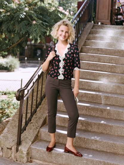 Pantalon HARRY - Uni Marron