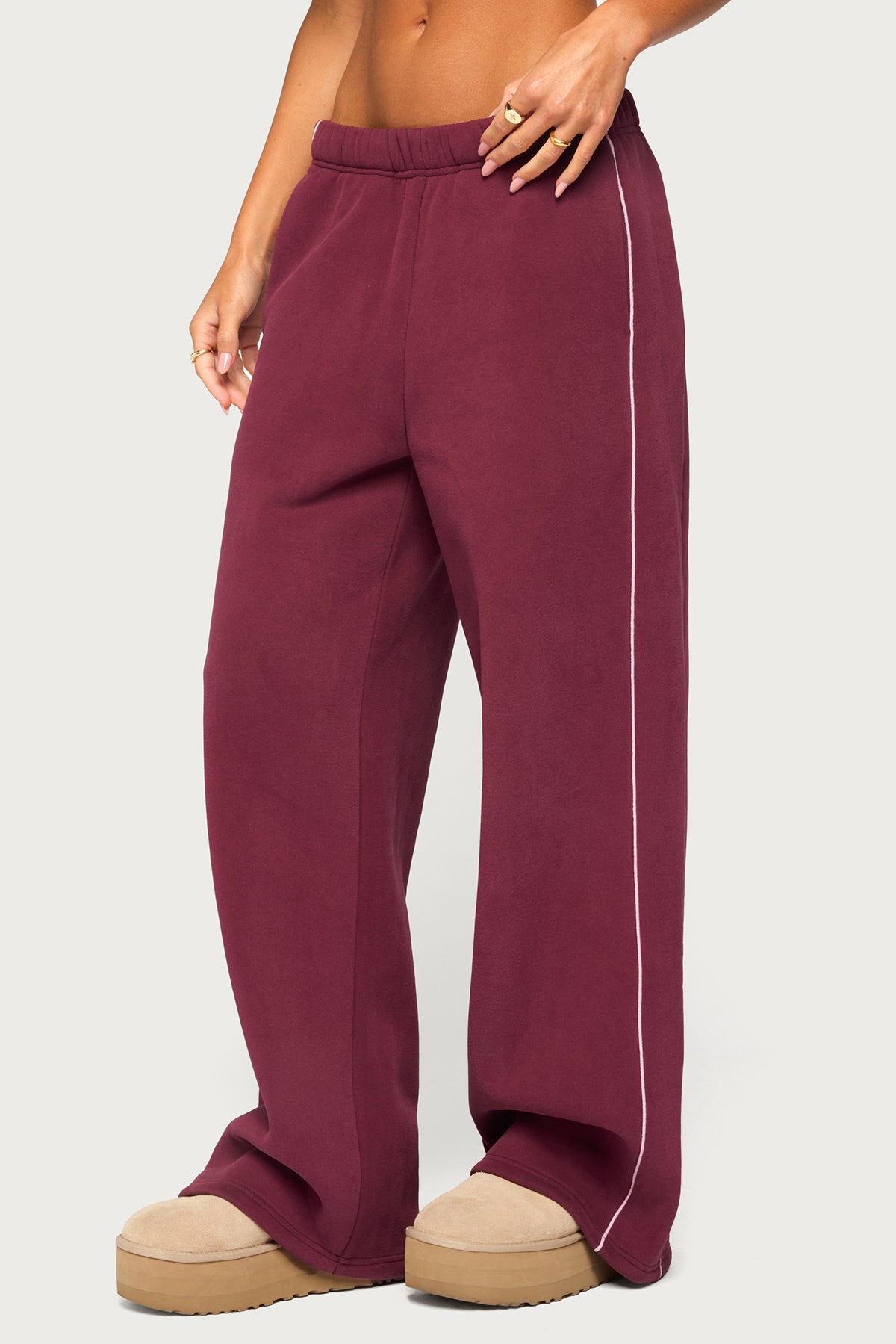 Autumn Sweatpants - BURGUNDY