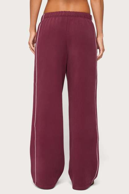 Autumn Sweatpants - BURGUNDY