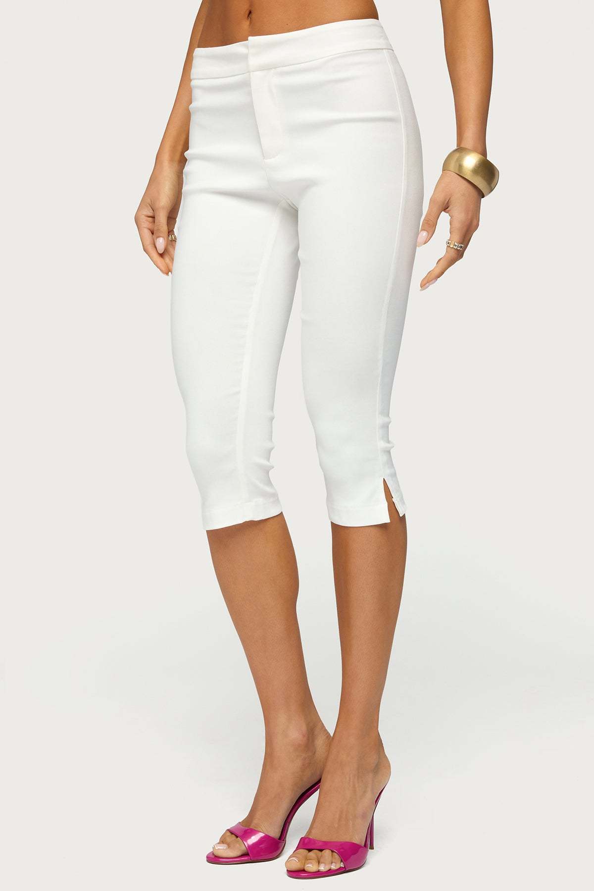 Sarafina Capri Pants - WHITE