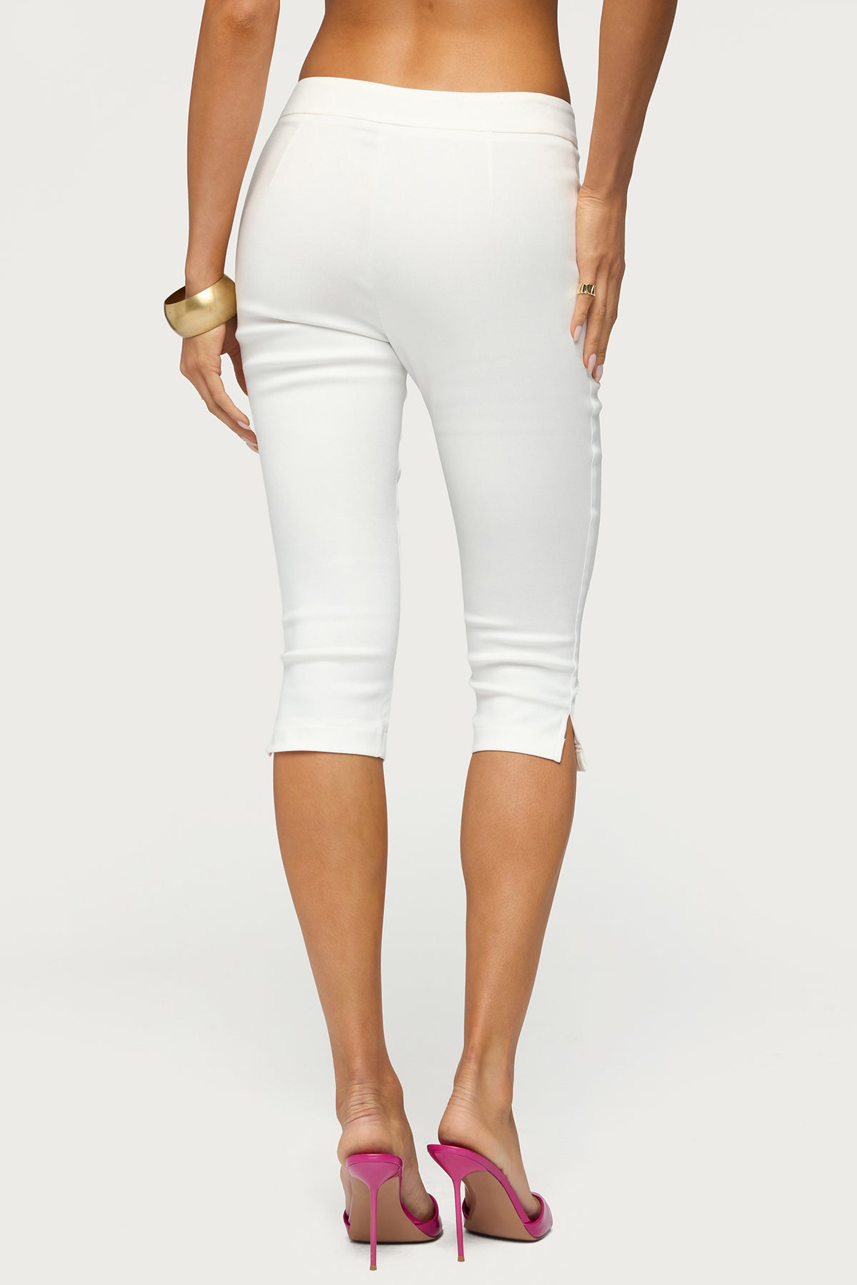 Sarafina Capri Pants - WHITE