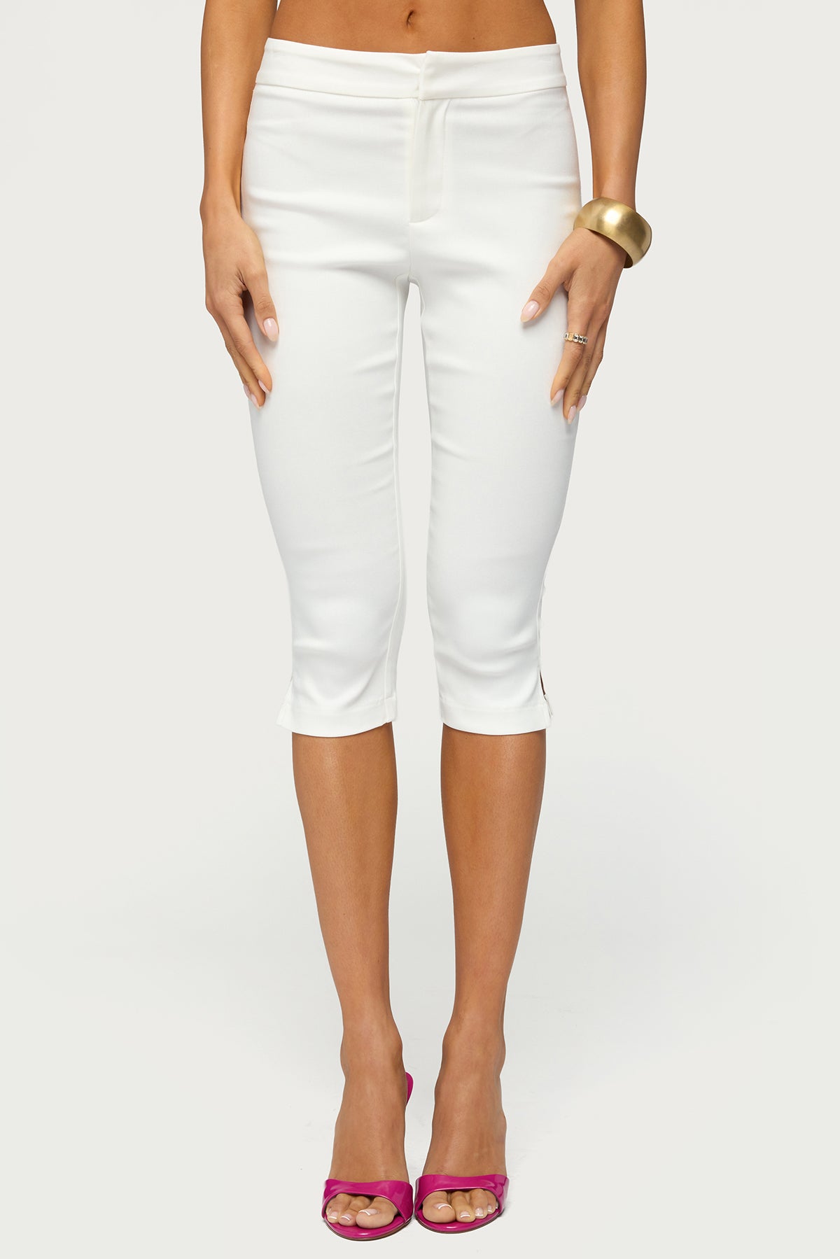 Sarafina Capri Pants - WHITE
