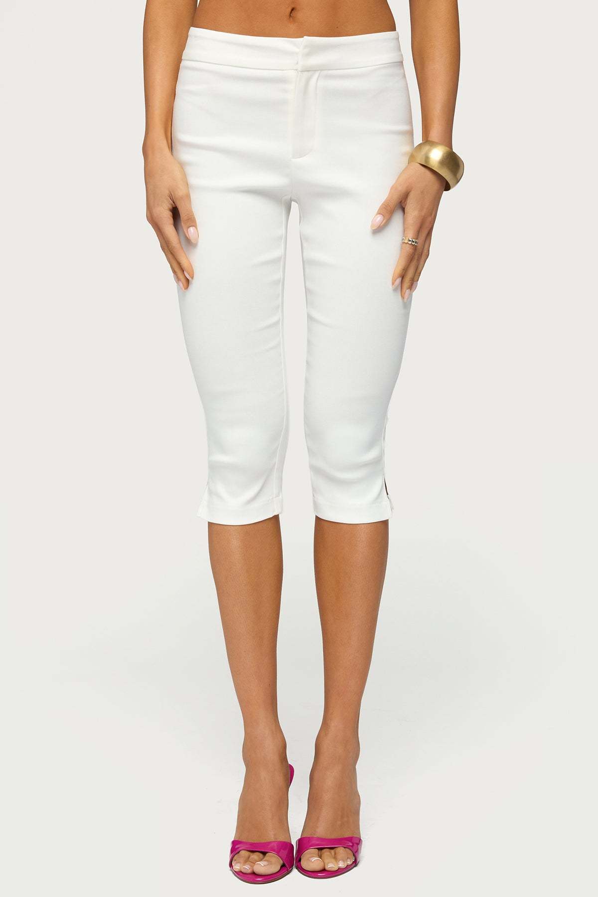 Sarafina Capri Pants - WHITE