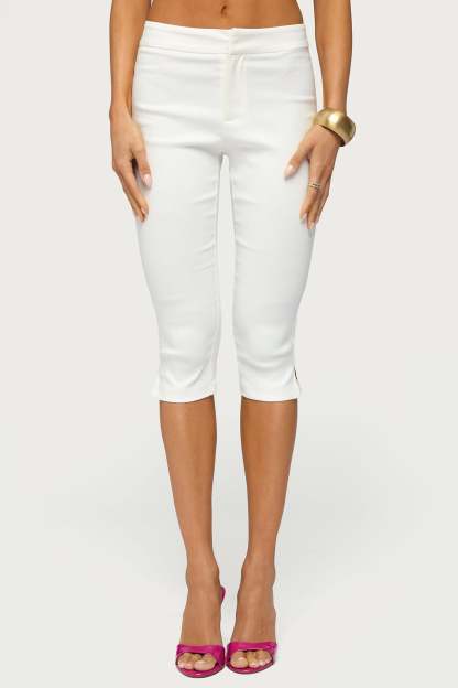 Sarafina Capri Pants - WHITE