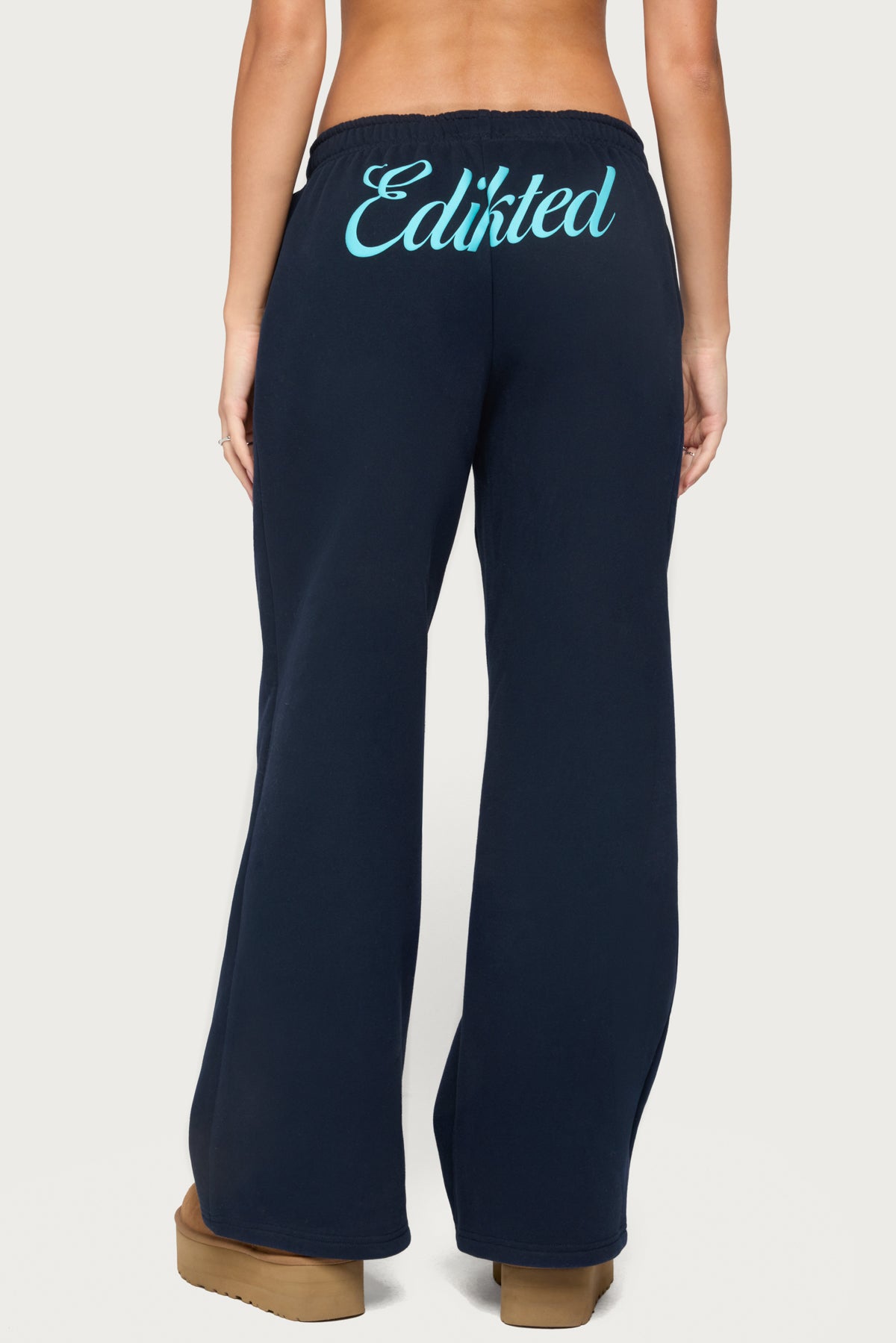 Miss Edikted Sweatpants - NAVY