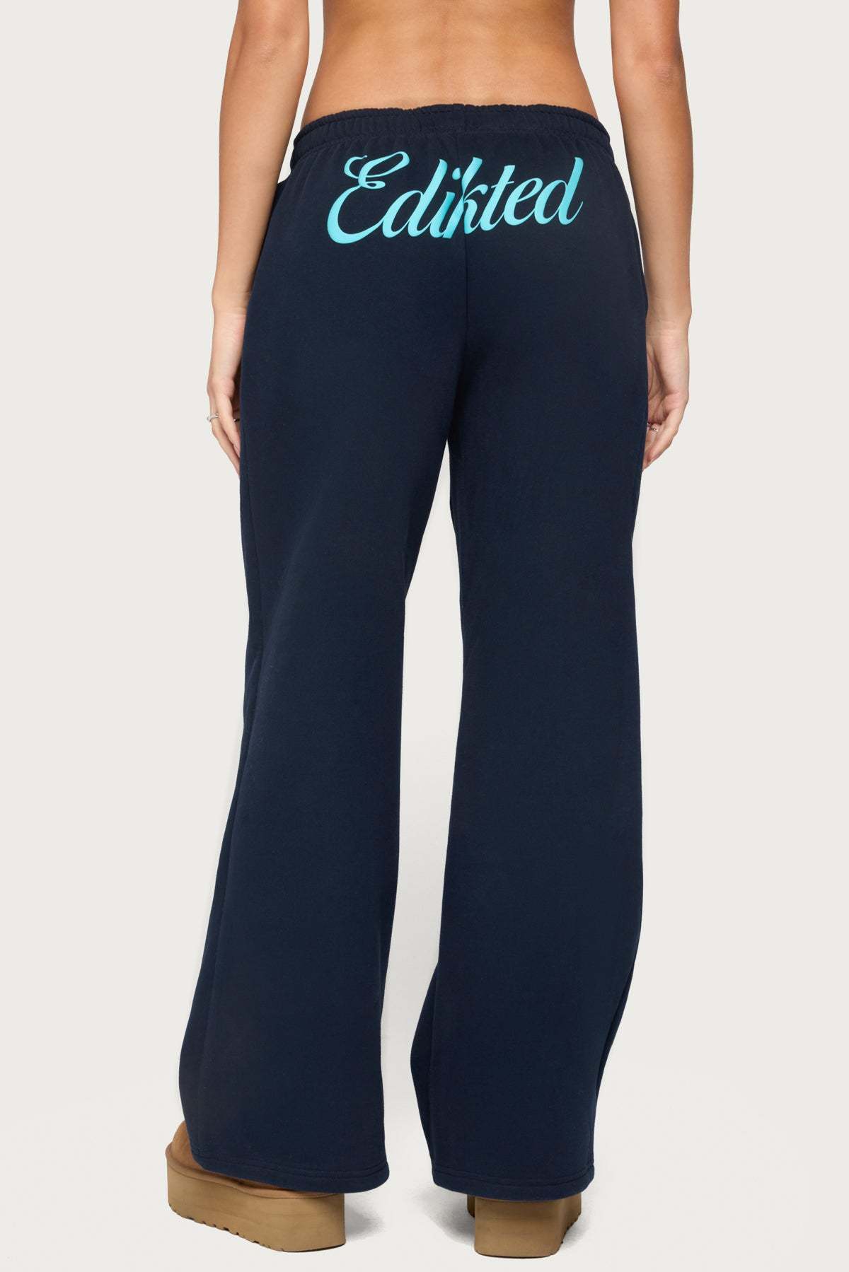 Miss Edikted Sweatpants - NAVY