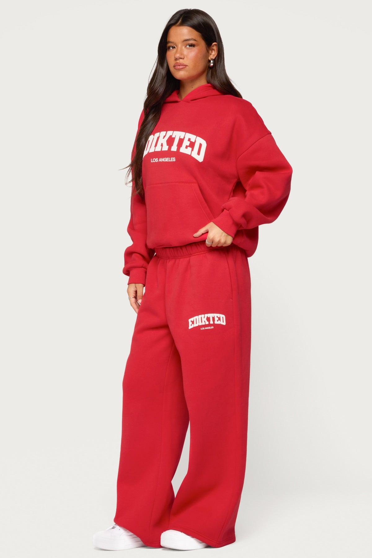 Edikted LA Sweatpants - RED