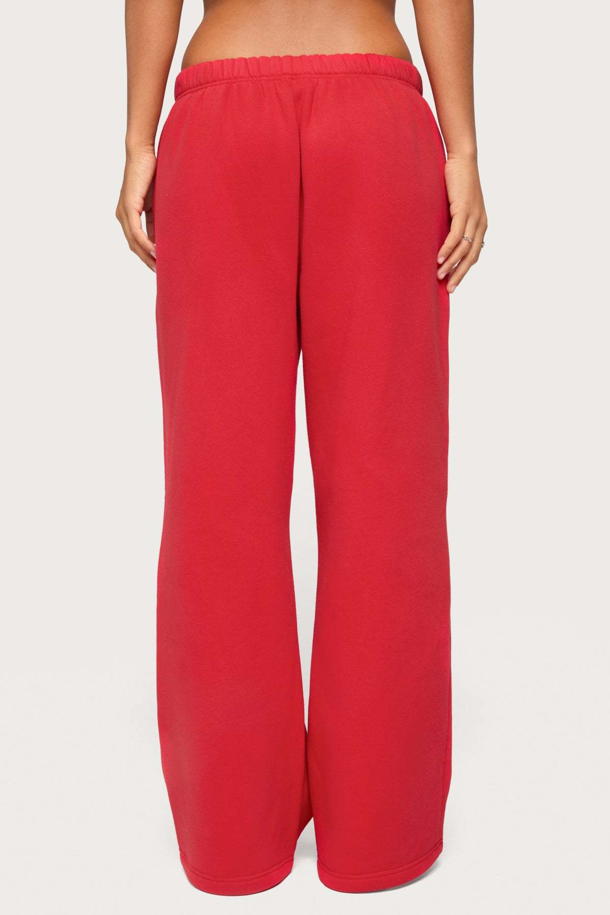 Edikted LA Sweatpants - RED