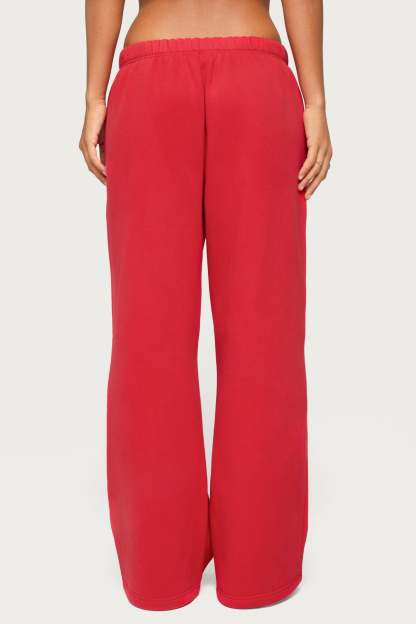 Edikted LA Sweatpants - RED