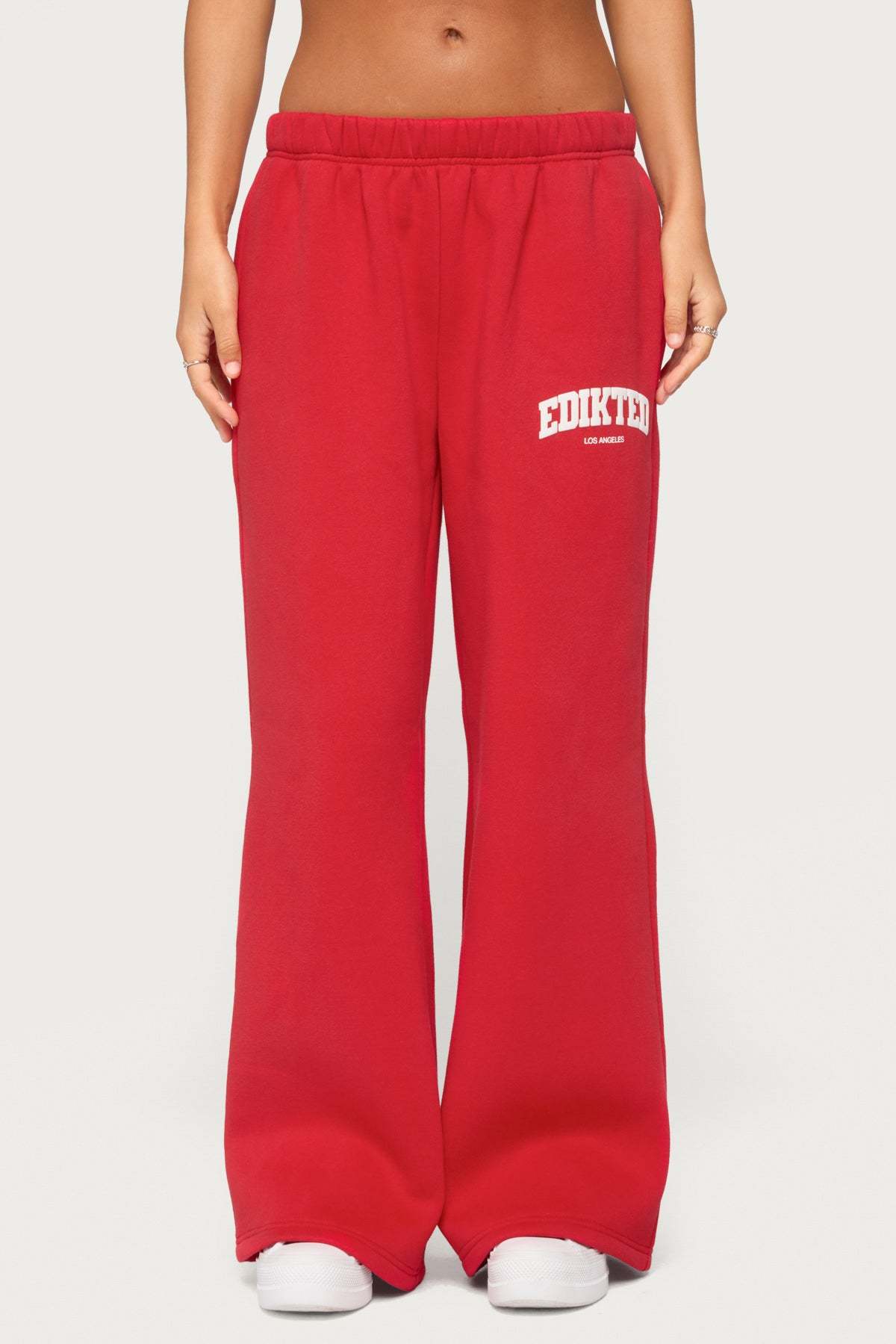 Edikted LA Sweatpants - RED