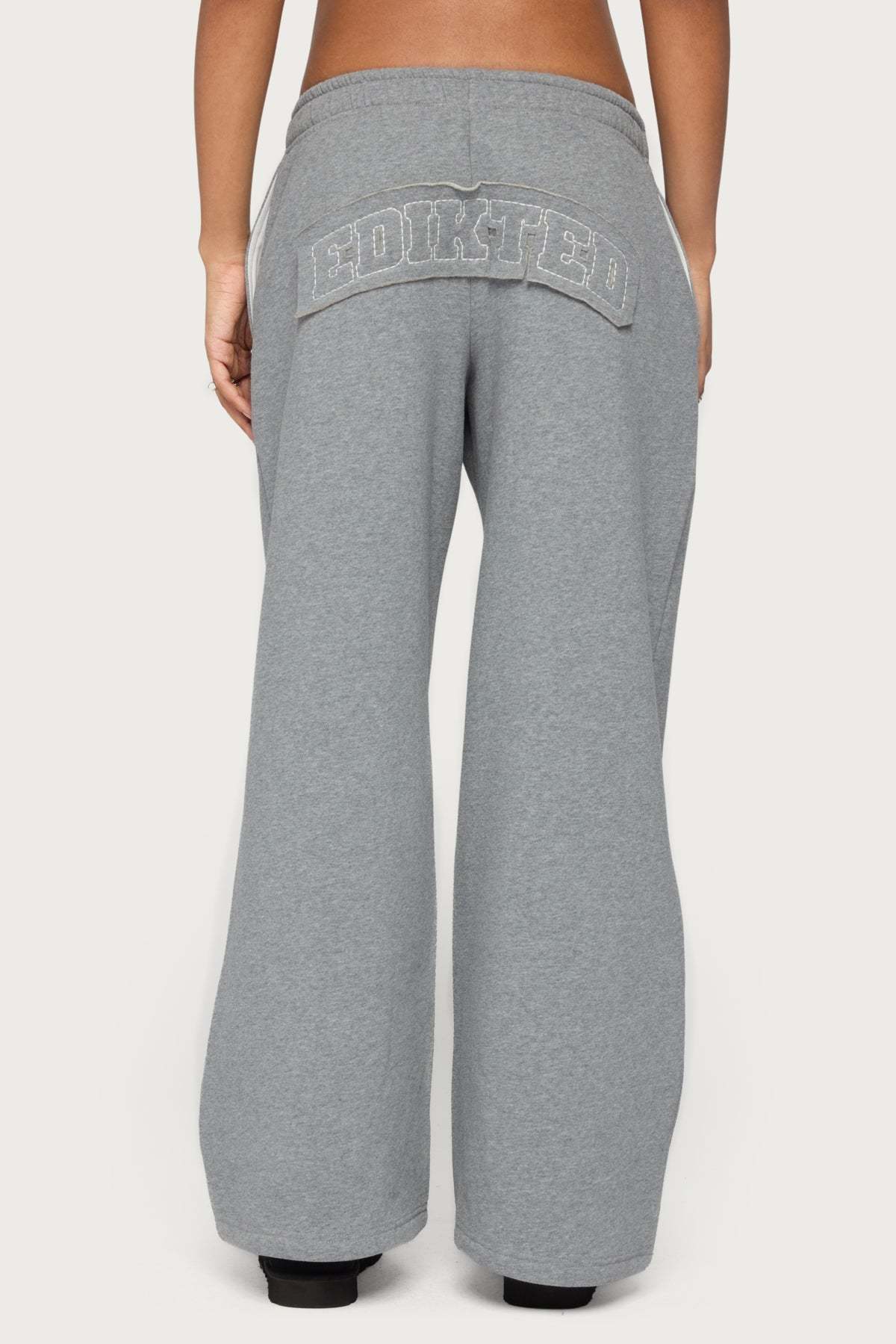 Forever Edikted Sweatpants - GRAY-MELANGE