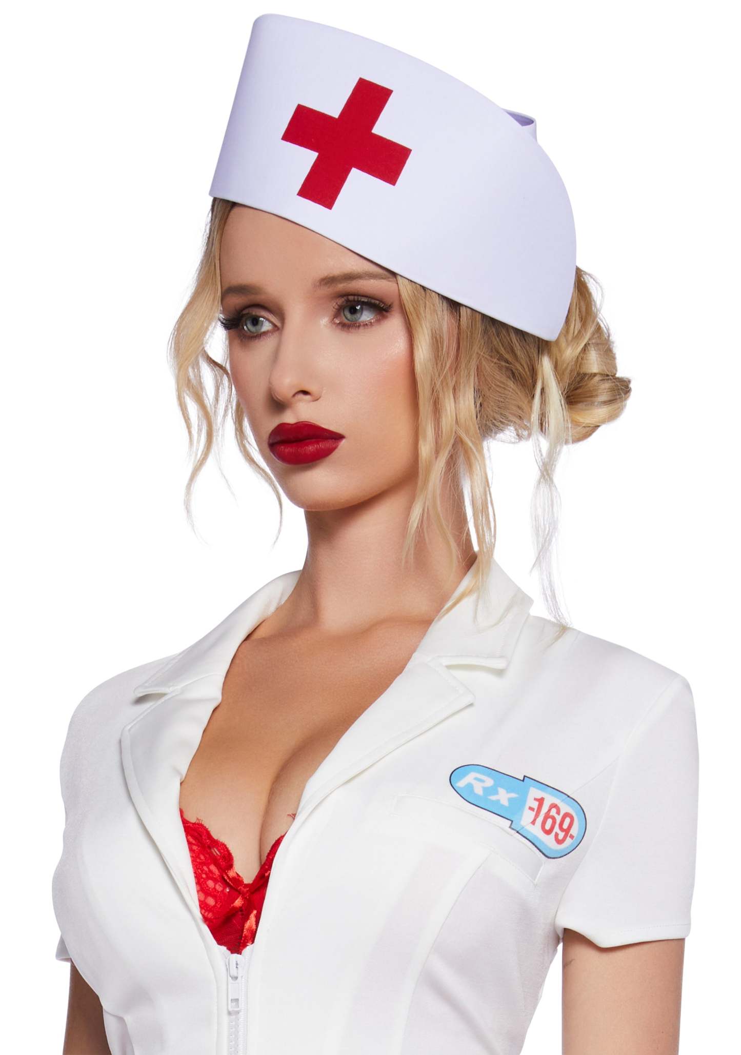 Pop Punk Nurse Costume - WHITE