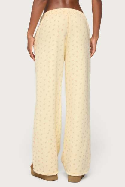 Flower Power Sweatpants - YELLOW
