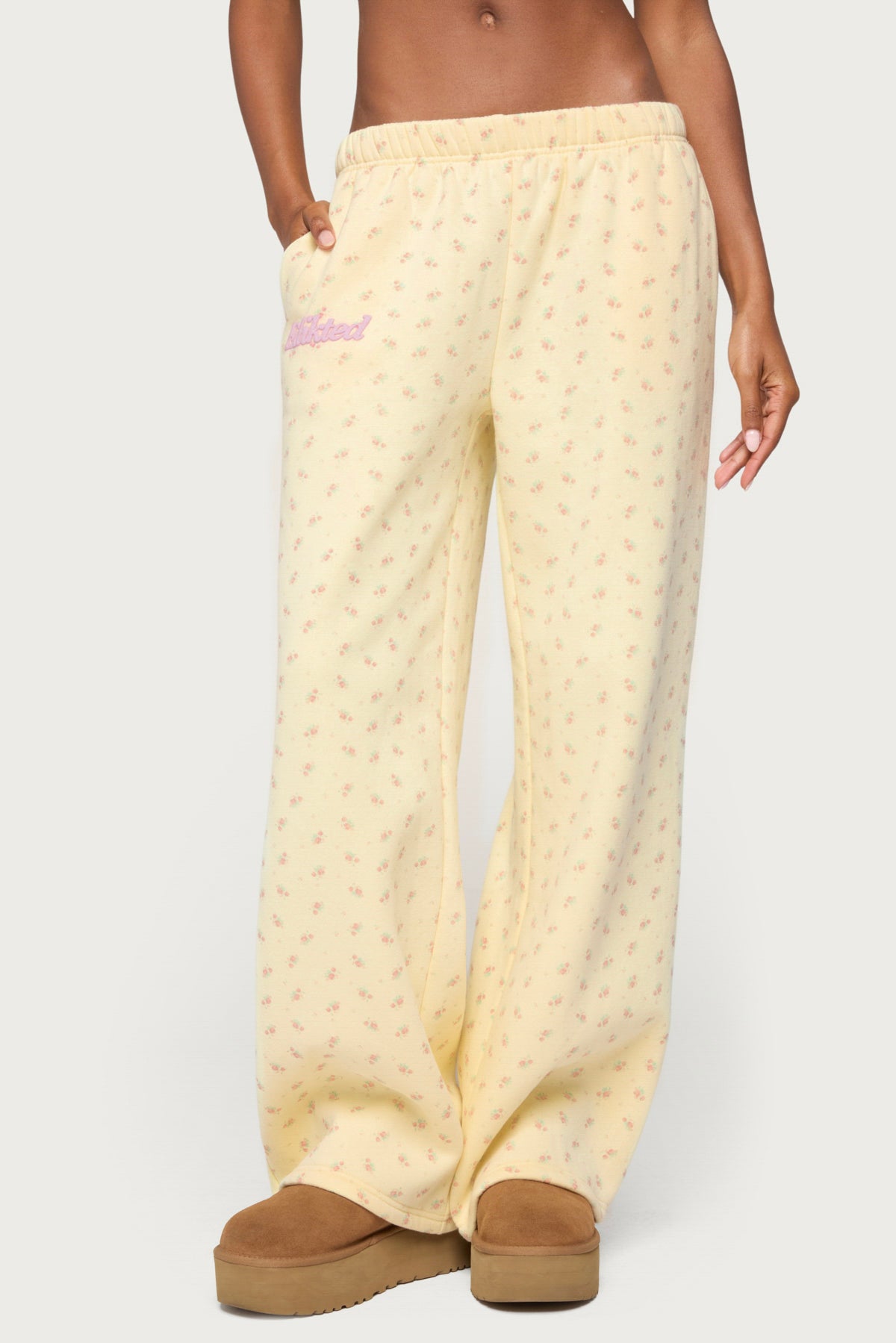 Flower Power Sweatpants - YELLOW