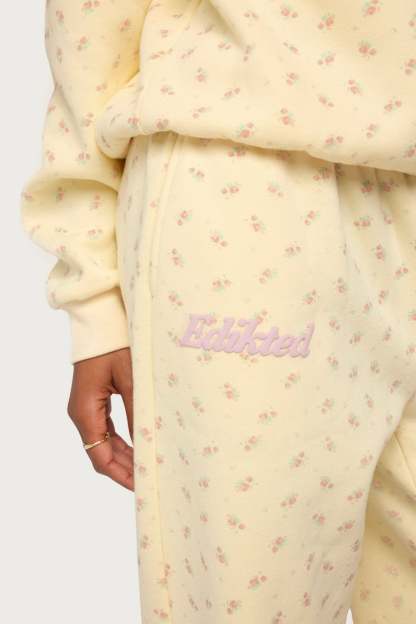 Flower Power Sweatpants - YELLOW
