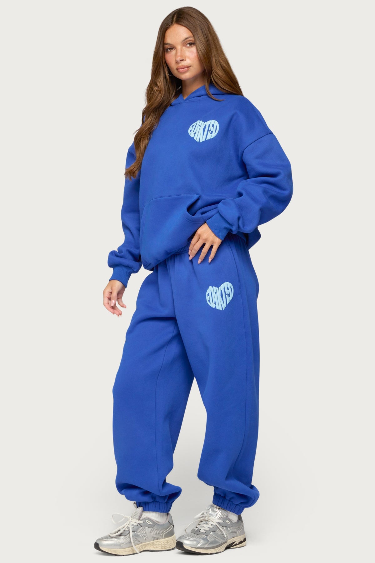 Major Love Edikted Sweatpants - BLUE