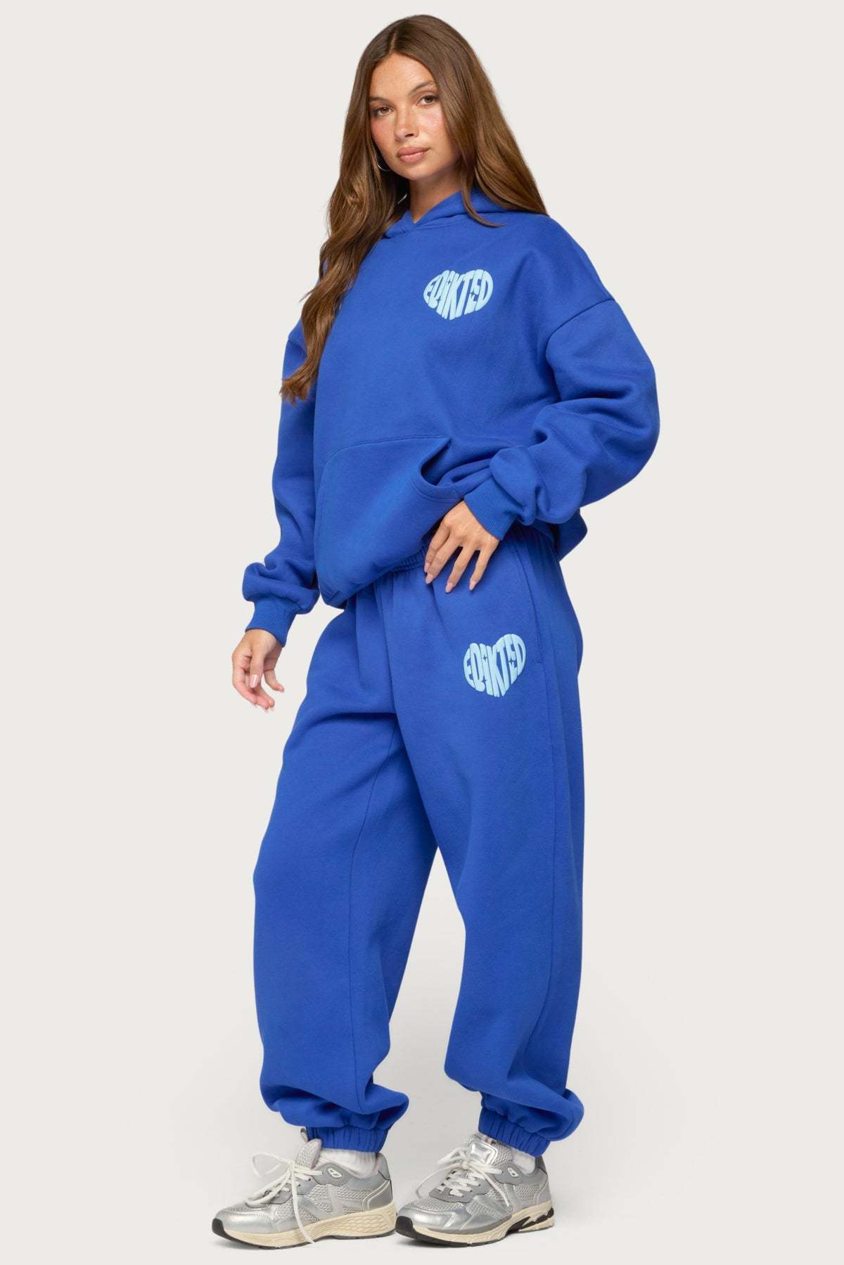 Major Love Edikted Sweatpants - BLUE