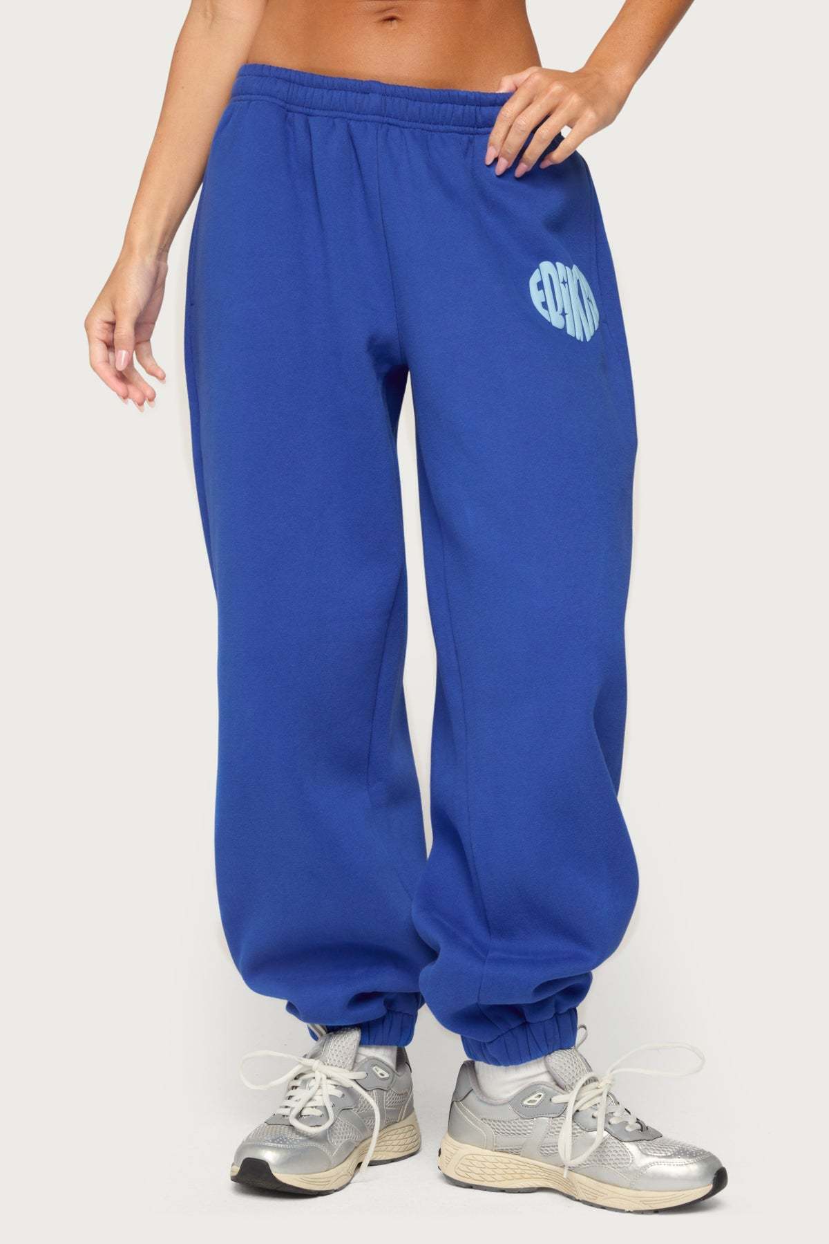 Major Love Edikted Sweatpants - BLUE
