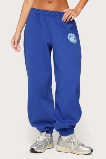 Major Love Edikted Sweatpants - BLUE