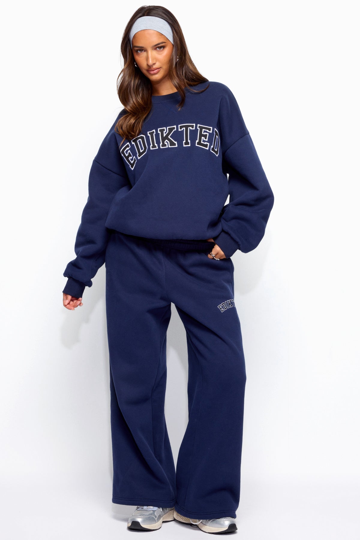 Edikted Major Sweatpants - NAVY