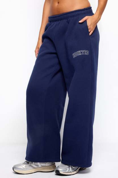 Edikted Major Sweatpants - NAVY