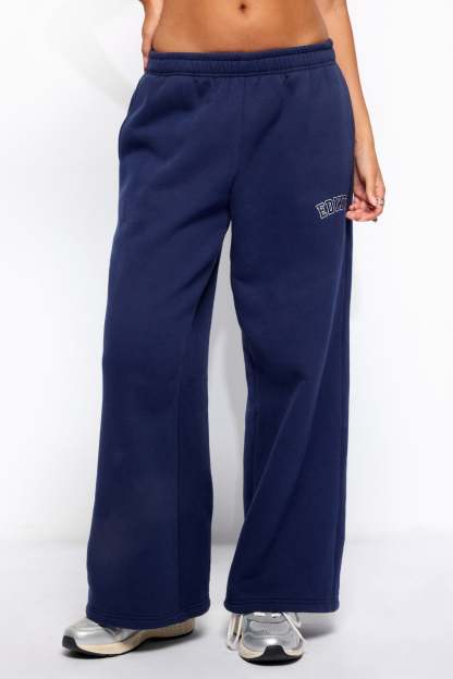 Edikted Major Sweatpants - NAVY