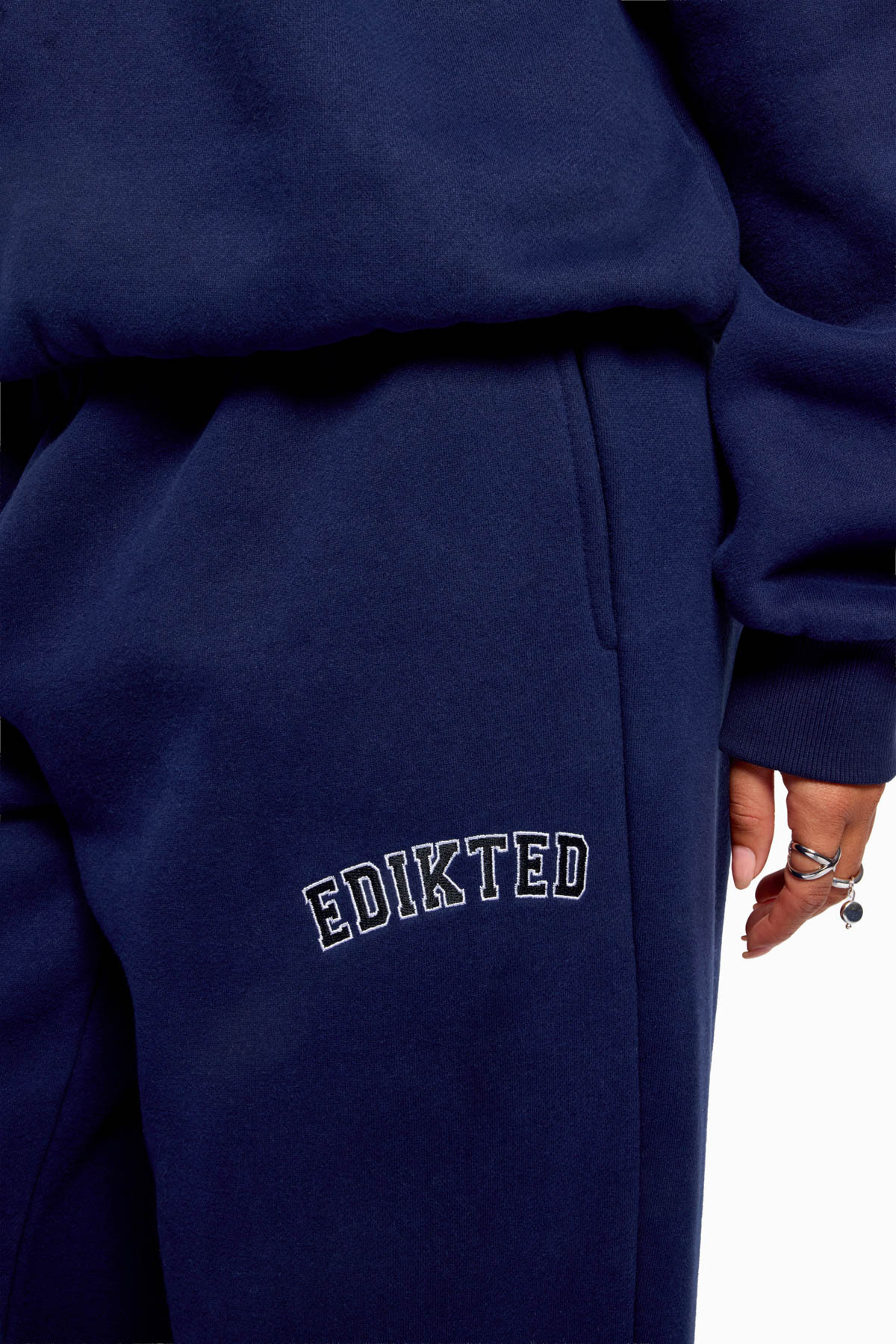 Edikted Major Sweatpants - NAVY