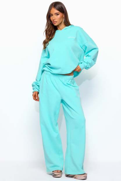 Only Edikted Straight Leg Sweatpants - AQUA