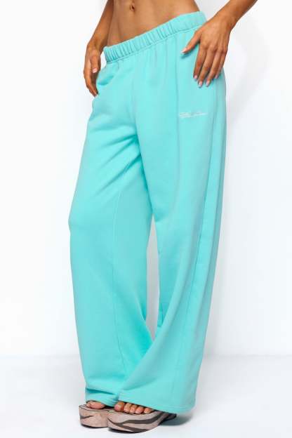 Only Edikted Straight Leg Sweatpants - AQUA