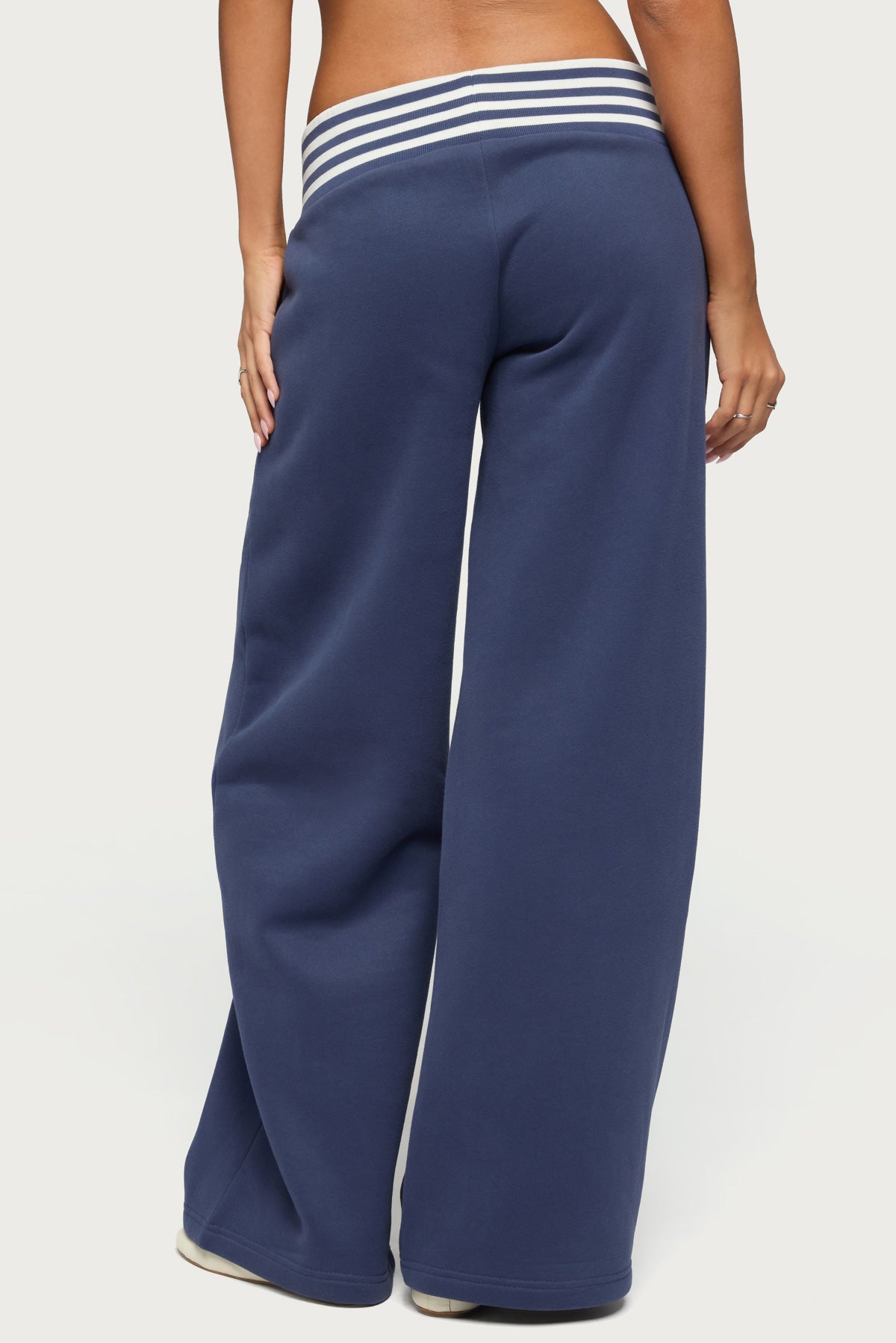 Eloura Stripey Sweatpants - NAVY