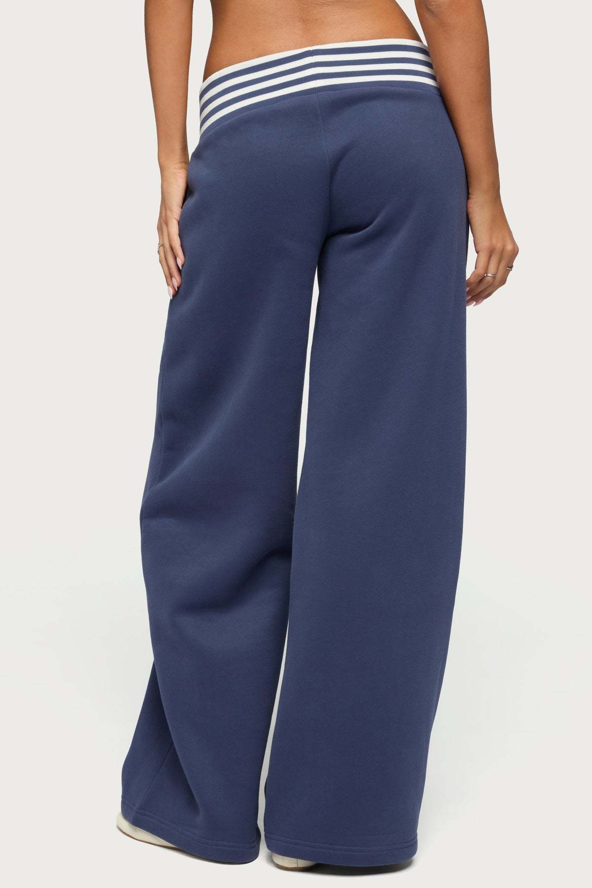 Eloura Stripey Sweatpants - NAVY